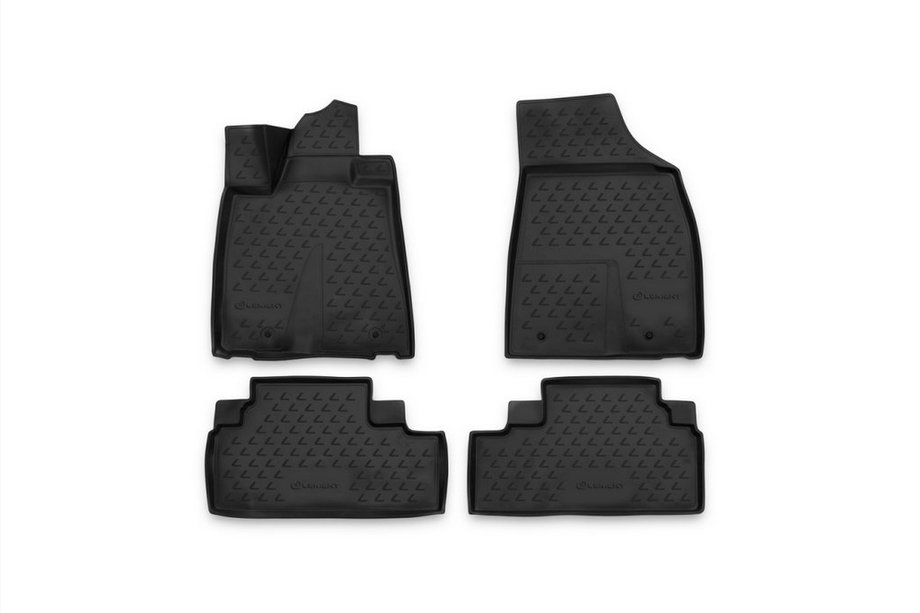 Lexus RX 2009-2015 3D Rubber Floor Mats Interior (4 pcs, Novline) RX350 Image