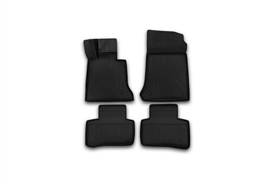 Mercedes GLK class X204 2008-2015 3D Rubber Floor Mats for Interior (4 pcs, Novline) Image