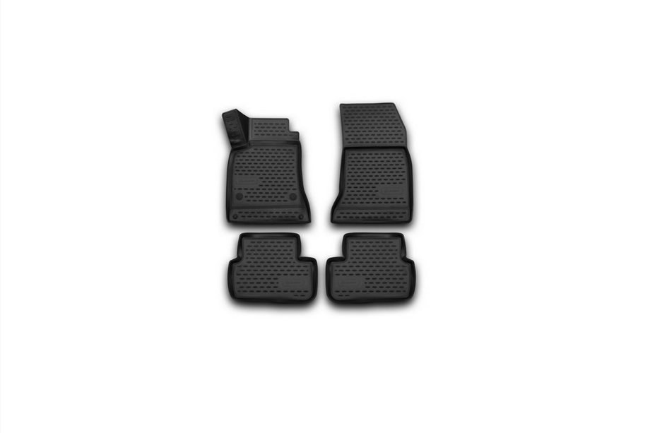 Mercedes GLA X156 2014-2019 Rubber floor mats (4 pcs, Novline) Image