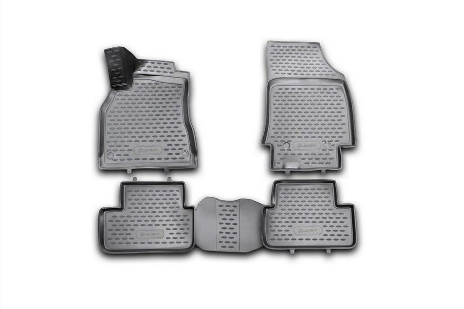Renault Fluence 2009-2016 3D Rubber Floor Mats for Interior (4 pcs, Novline) Image