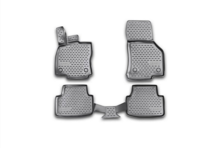 Skoda Octavia III A7 2013-2019 3D Rubber Floor Mats for Interior (4 pcs, Novline) Active, Ambition, Style Image