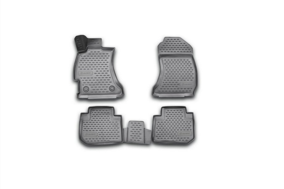 Subaru Forester 2013-2018 3D Rubber Floor Mats for Interior (4 pcs, Novline) Image