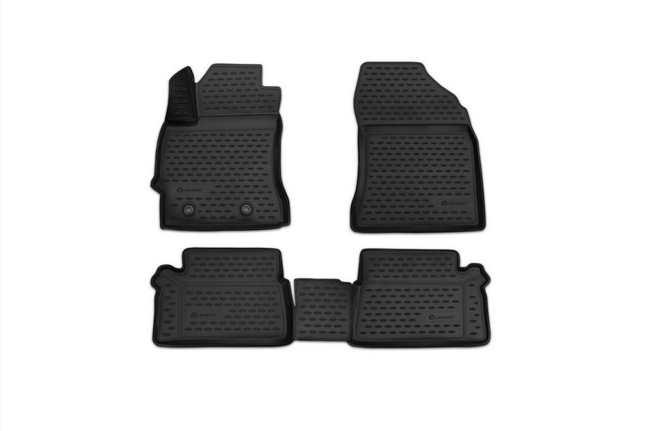 Toyota Auris 2012-2018 3D Rubber Floor Mats for Interior (4 pcs, Novline) Image