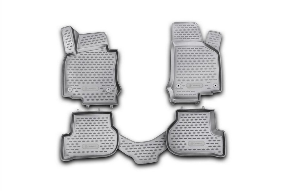 Volkswagen Golf 6 2008-2014 3D Rubber Floor Mats for Interior (4 pcs, Novline) Image