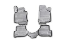Volkswagen Golf 6 2008-2014 3D Rubber Floor Mats for Interior (4 pcs, Novline) photo 1