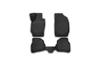 Volkswagen Polo 2010-2017 3D Rubber Floor Mats for Interior (4 pcs, Novline) SD photo 1