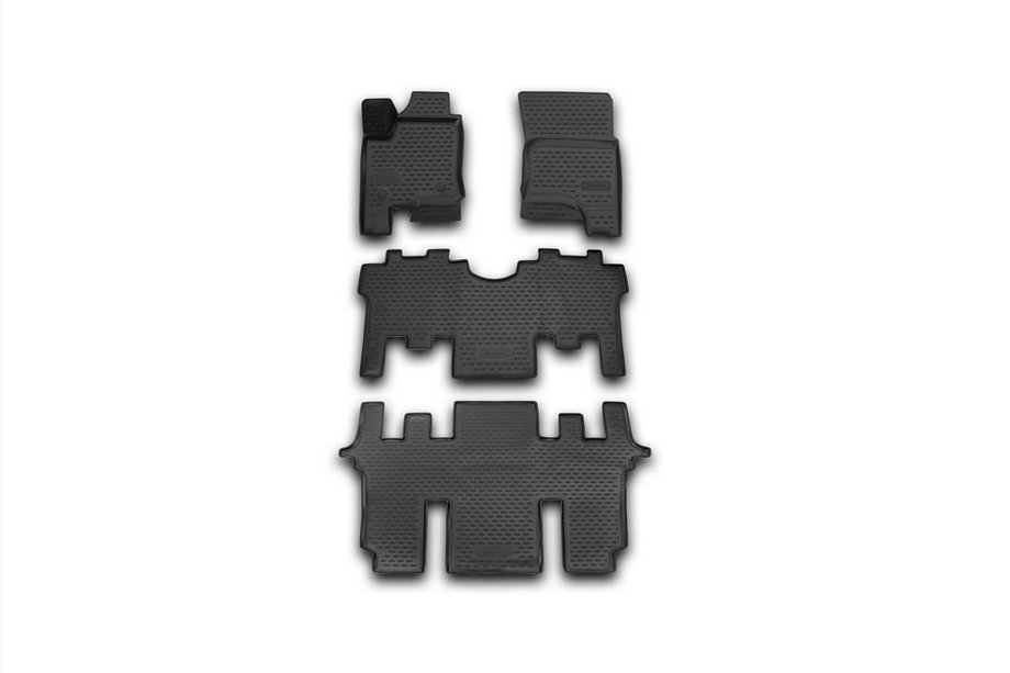 Ssang Yong Stavic 2012-2019 3D Rubber Floor Mats for Interior (4 pcs, Novline) Image
