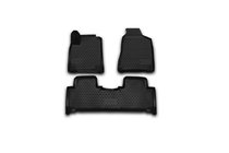 SsangYong Action 2005-2018 (2013↗) 3D Rubber Floor Mats Interior (3 pcs, Novline) photo 1