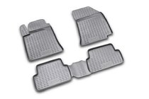 Renault Laguna 2001-2007 Rubber floor mats (4 pcs, Novline) photo 1