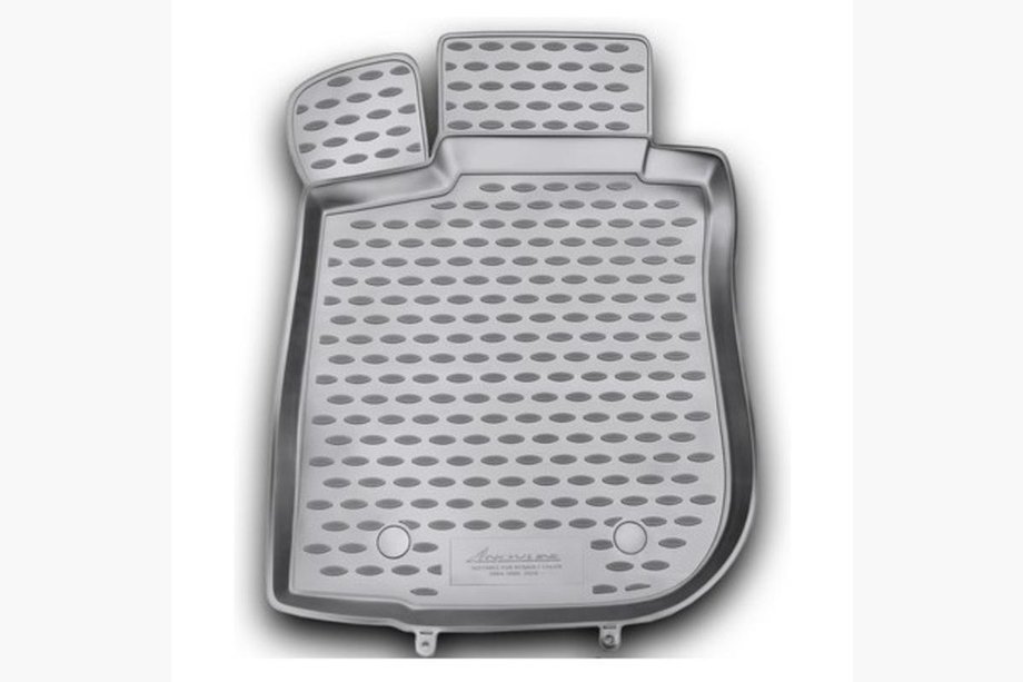 Renault Logan I 2005-2008 Rubber floor mat front left interior (Novline) Image