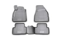Renault Megane II 2004-2009 Rubber floor mats (4 pcs, Novline) photo 1