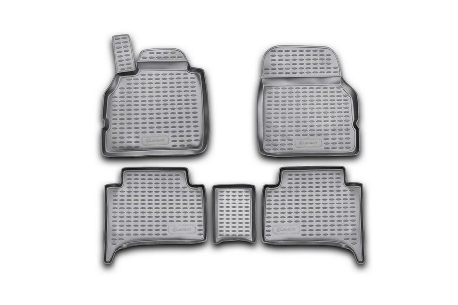 Renault Scenic/Grand 2003-2009 Rubber floor mats interior (5 pcs, Novline) Image