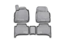 Renault Scenic/Grand 2003-2009 Rubber floor mats interior (5 pcs, Novline) photo 1