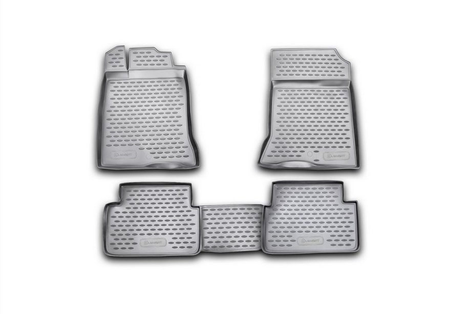 Renault Laguna 2007-2015 Rubber floor mats (4 pcs, Novline) Image