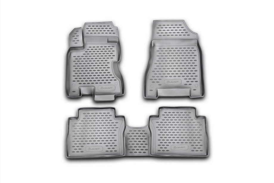 Renault Koleos 2008-2016 Rubber Floor Mats Interior (3 pcs, Novline) Image