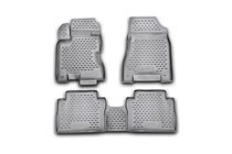 Renault Koleos 2008-2016 Rubber Floor Mats Interior (3 pcs, Novline) photo 1