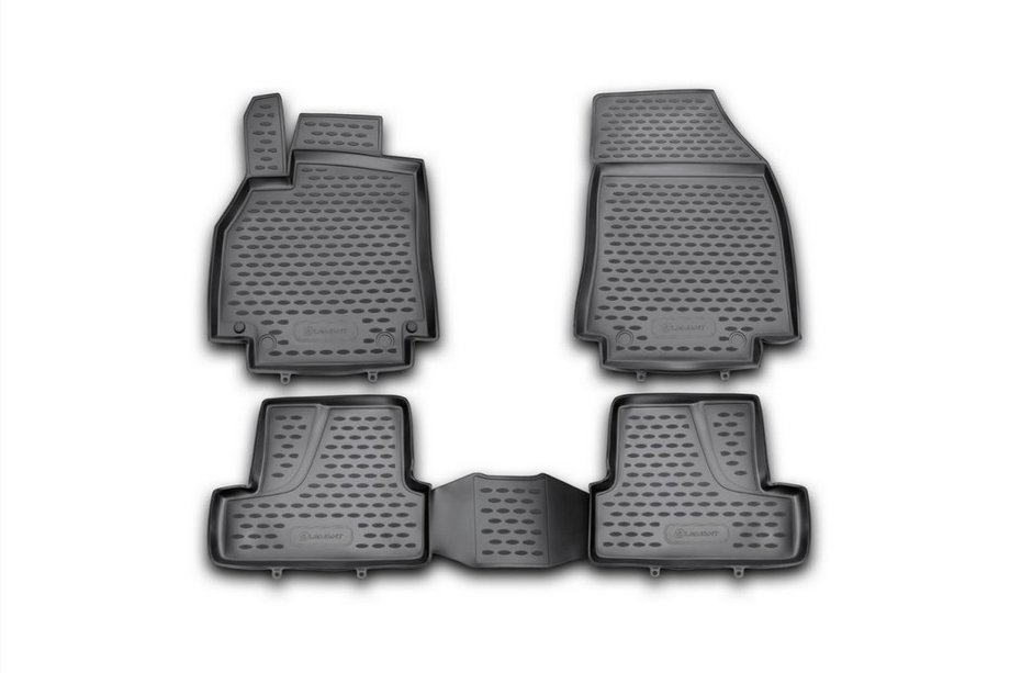 Renault Megane III 2009-2016 Rubber floor mats (4 pcs, Novline) Image