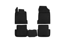 Renault Latitude 2010-2015 Rubber floor mats (4 pcs, Novline) photo 1