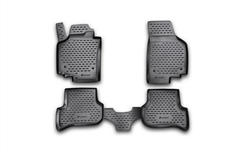 Seat Altea 2004-2015 Rubber Floor Mats (4 pcs, Novline) Freetrack 2007-2009 Image
