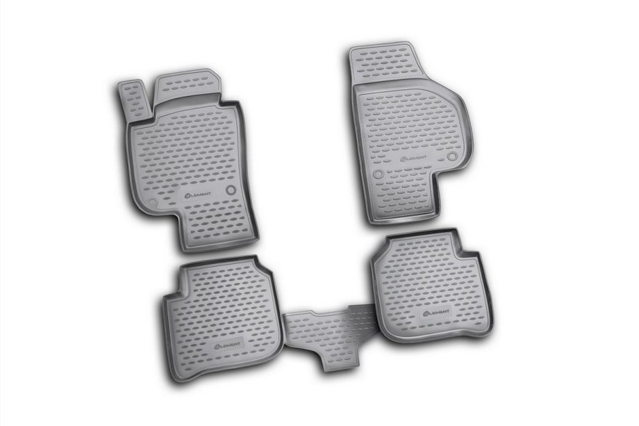 Skoda Superb 2009-2015 Rubber floor mats (4 pcs, Novline) Image