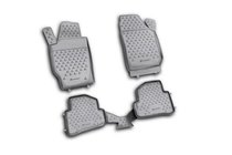 Skoda Fabia 2007-2014 Rubber floor mats (4 pcs, Novline) photo 1