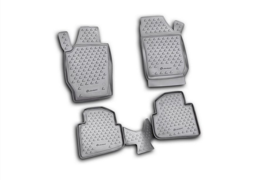 Skoda Roomster 2006-2015 Rubber floor mats (4 pcs, Novline) Image