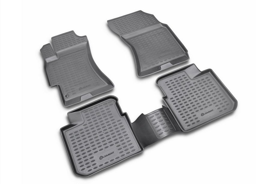 Subaru Outback 2005-2009 Rubber floor mats (4 pcs, Novline) Image