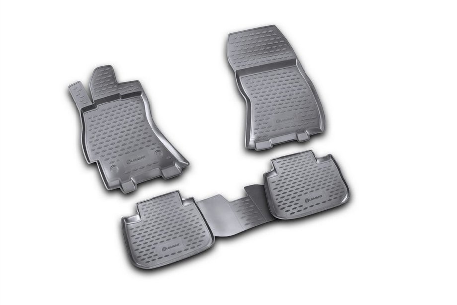 Subaru Legacy 2009-2014 Rubber floor mats (4 pcs, Novline) Image