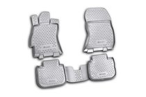 Subaru Outback 2009-2014 Rubber floor mats (4 pcs, Novline) photo 1