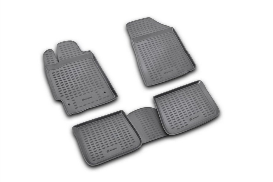 Toyota Camry 2006-2011 Rubber floor mats (4 pcs, Novline) Image