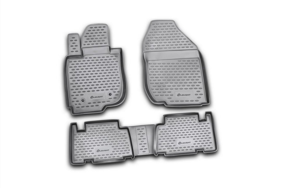 Toyota Rav 4 2006-2013 (2006-2010) Rubber floor mats (4 pcs, Novline) Image