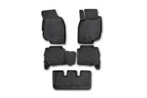 Toyota Fortuner 2006-2015 (2013-2017) Rubber Floor Mats Interior (5 pcs, Novline) L. N. photo 1