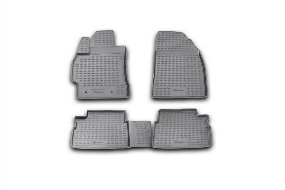 Toyota Corolla 2007-2013 Rubber floor mats (4 pcs, Novline) Image