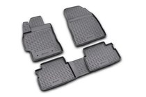 Toyota Auris 2007-2012 Rubber floor mats (4 pcs, Novline) photo 1