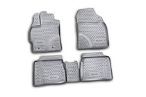 Toyota Prius 2009-2015 (2009↗) Rubber Floor Mats (4 pcs, Novline) photo 1