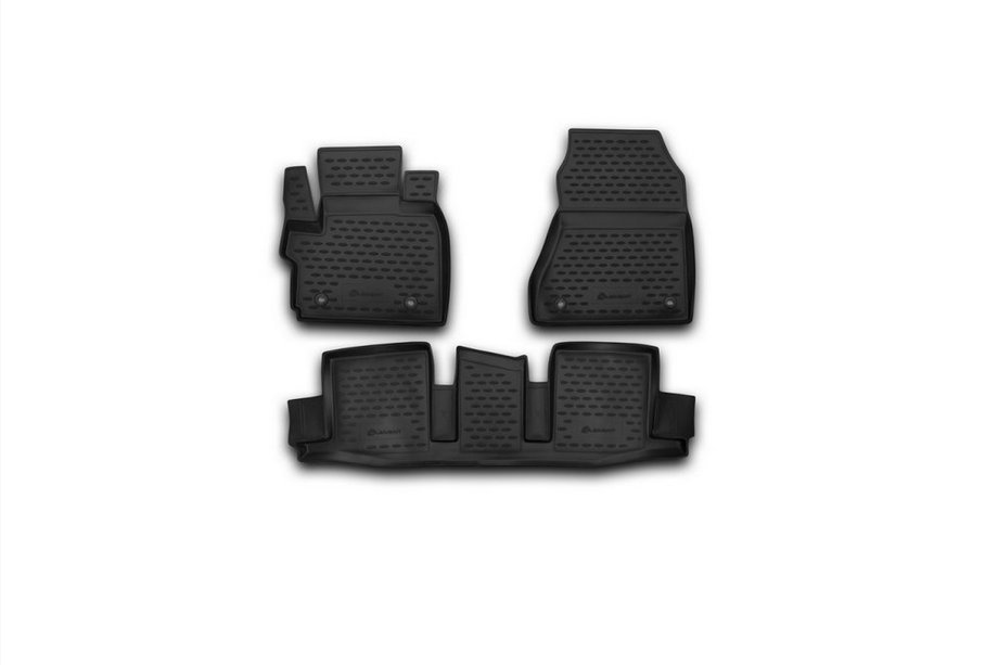 Toyota IQ 2008-2015 Rubber floor mats (4 pcs, Novline) Image