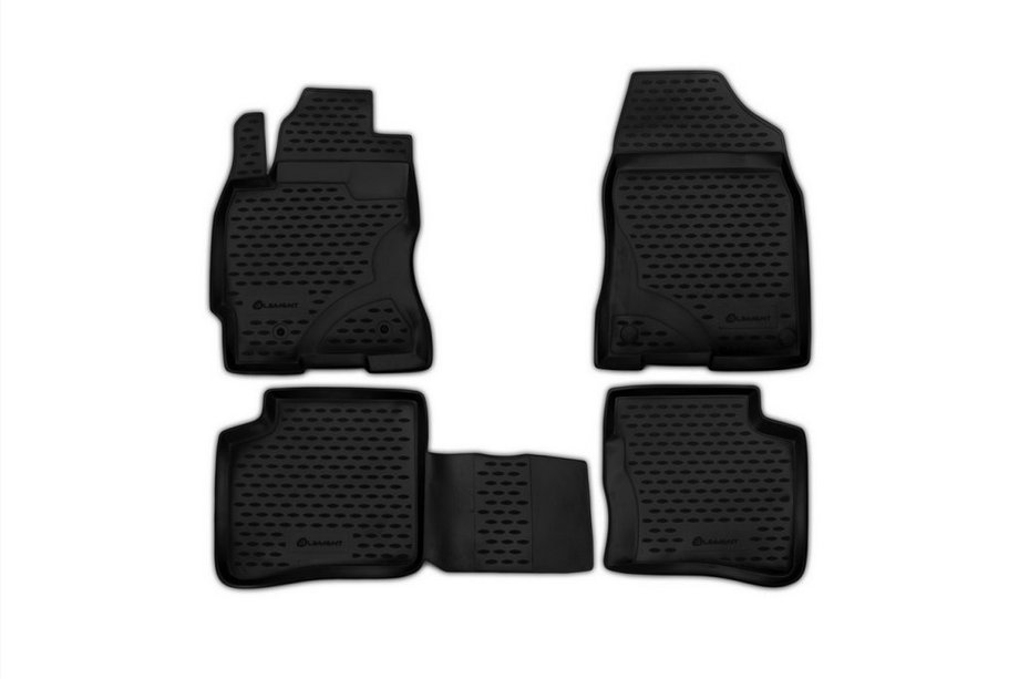 Toyota Prius 2009-2015 (2003-2009) Rubber Floor Mats (4 pcs, Novline) Image