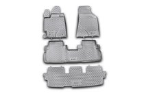 Toyota Highlander 2008-2013 Rubber floor mats (4 pcs, Novline) photo 1