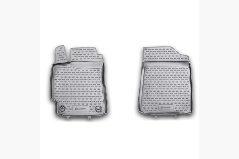 Toyota Camry 2011–2017 Rubber floor mats front interior (2 pcs, Novline) 2.5 L /3.5 L Photo 1