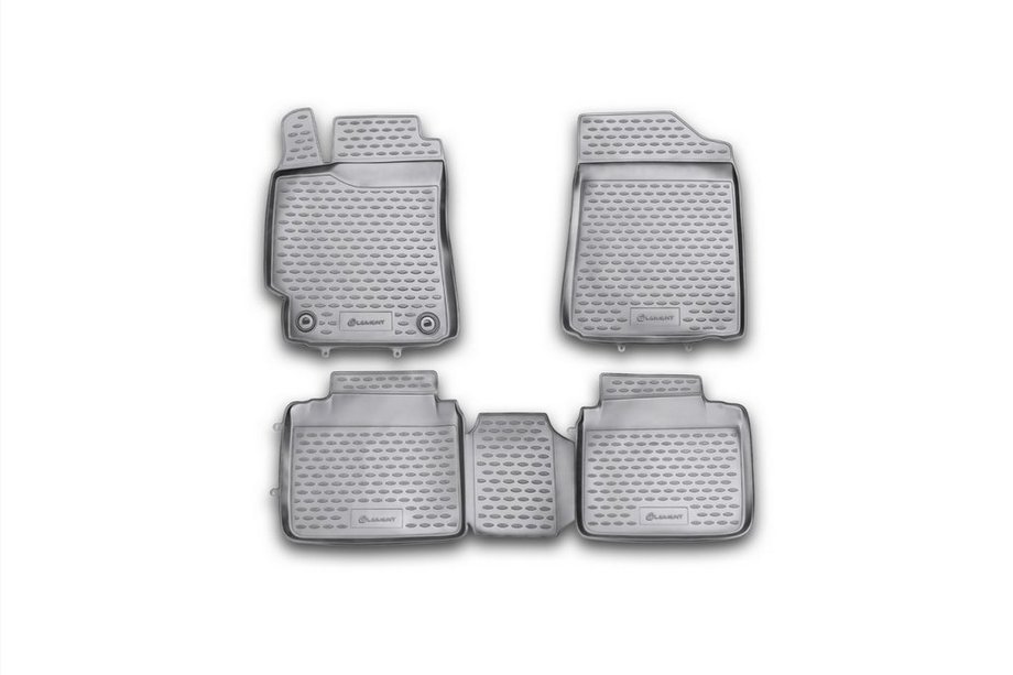 Toyota Camry 2011–2017 Rubber floor mats (4 pcs, Novline) 2.5 L /3.5 L Photo 1