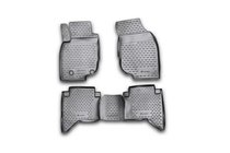 Toyota Hilux 2006-2015 (2011-2015) Rubber floor mats (4 pcs, Novline) photo 1