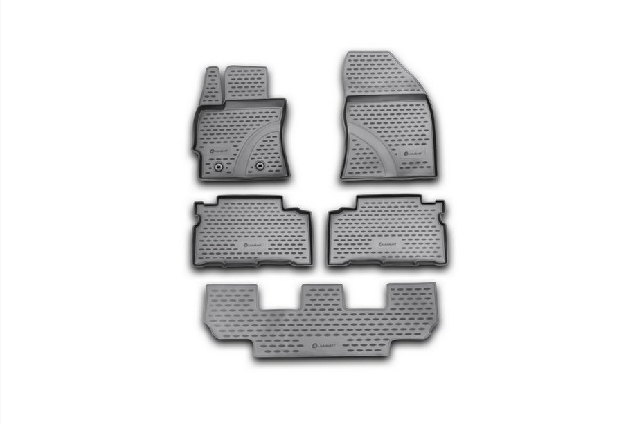 Toyota Verso 2009–2018 (2013↗) Rubber floor mats (5 pcs, Novline) Image