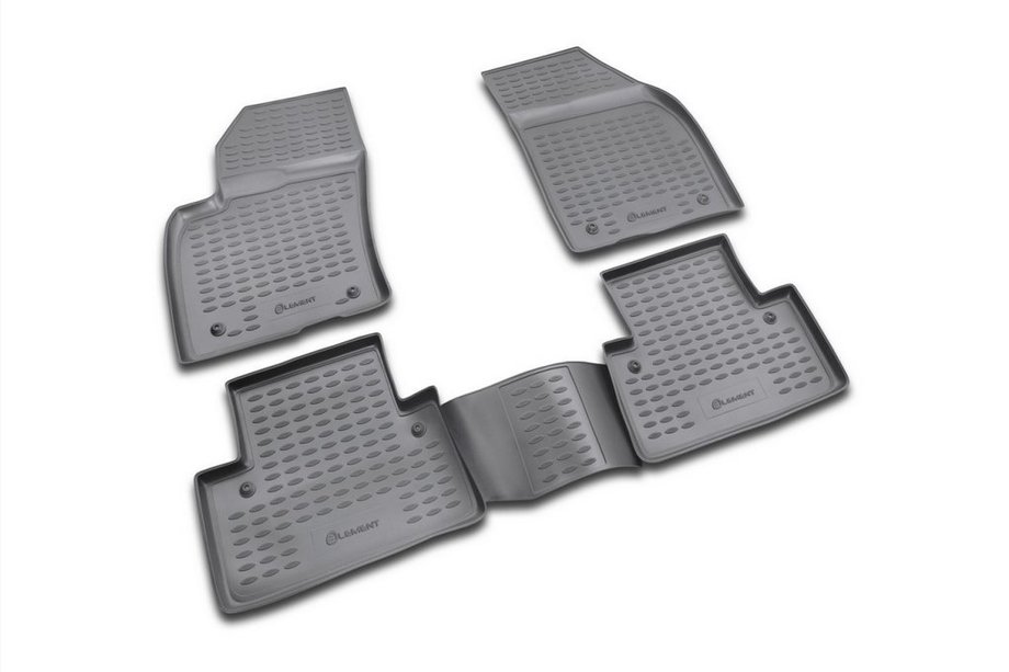 Volvo S40 2004-2012 Rubber floor mats (4 pcs, Novline) Image