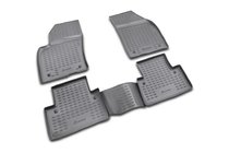Volvo S40 2004-2012 Rubber floor mats (4 pcs, Novline) photo 1