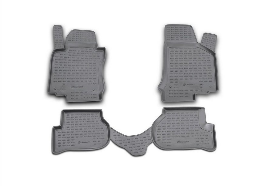 Volkswagen Golf 5 2003-2009 Rubber floor mats (4 pcs, Novline) Image
