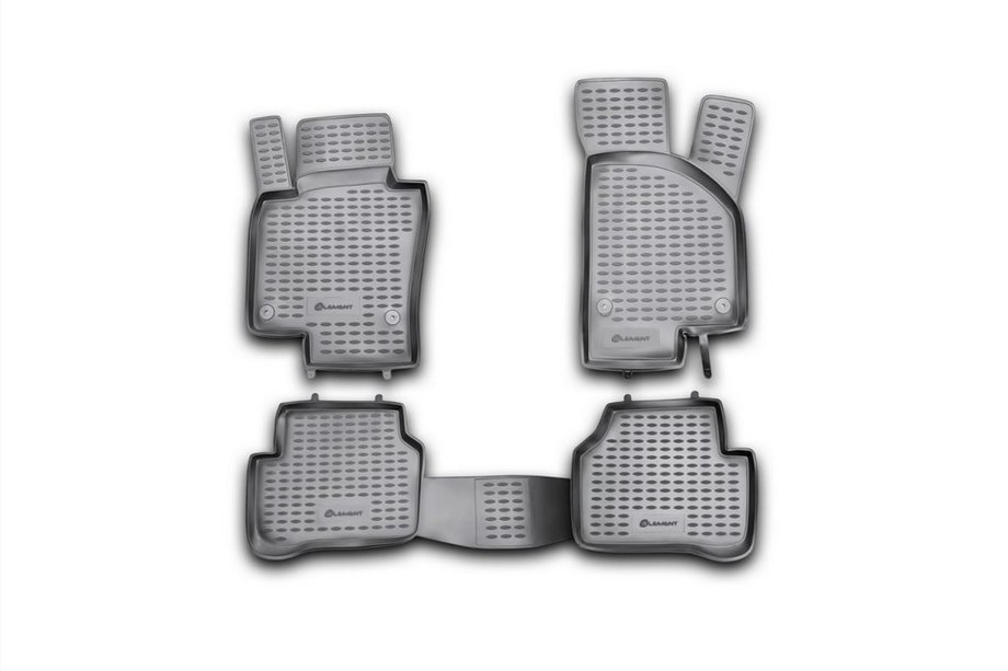 Volkswagen Passat B6 2006-2012 Rubber floor mats (4 pcs, Novline) Image