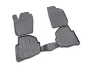 Volkswagen Polo 2001-2009 Rubber floor mats (4 pcs, Novline) photo 1