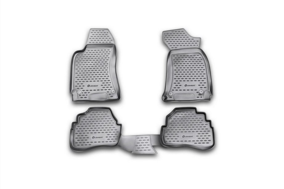 Volkswagen Passat B5 1997-2005 Rubber floor mats (4 pcs, Novline) Image
