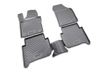 Volkswagen Touran 2010-2015 Rubber floor mats interior (4 pcs, Novline) 5 seats photo 1