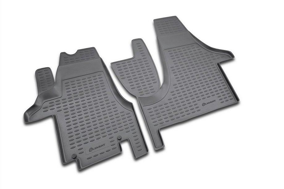 Volkswagen T5 Transporter 2003-2010 Rubber Floor Mats Interior (2 pcs, Novline) Image